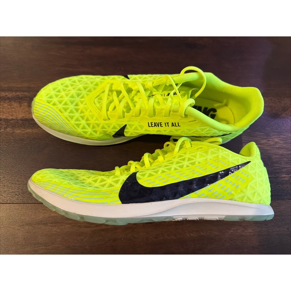 New Nike Zoom Rival XC 5 Distance Track Spike Mens Size 7 Neon Black CZ1795-702